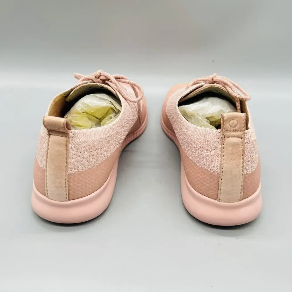 Cole Haan Shoes Womens 8 Pink Knit 2.ZEROGRAND Low Top Sneakers Comfort Casual